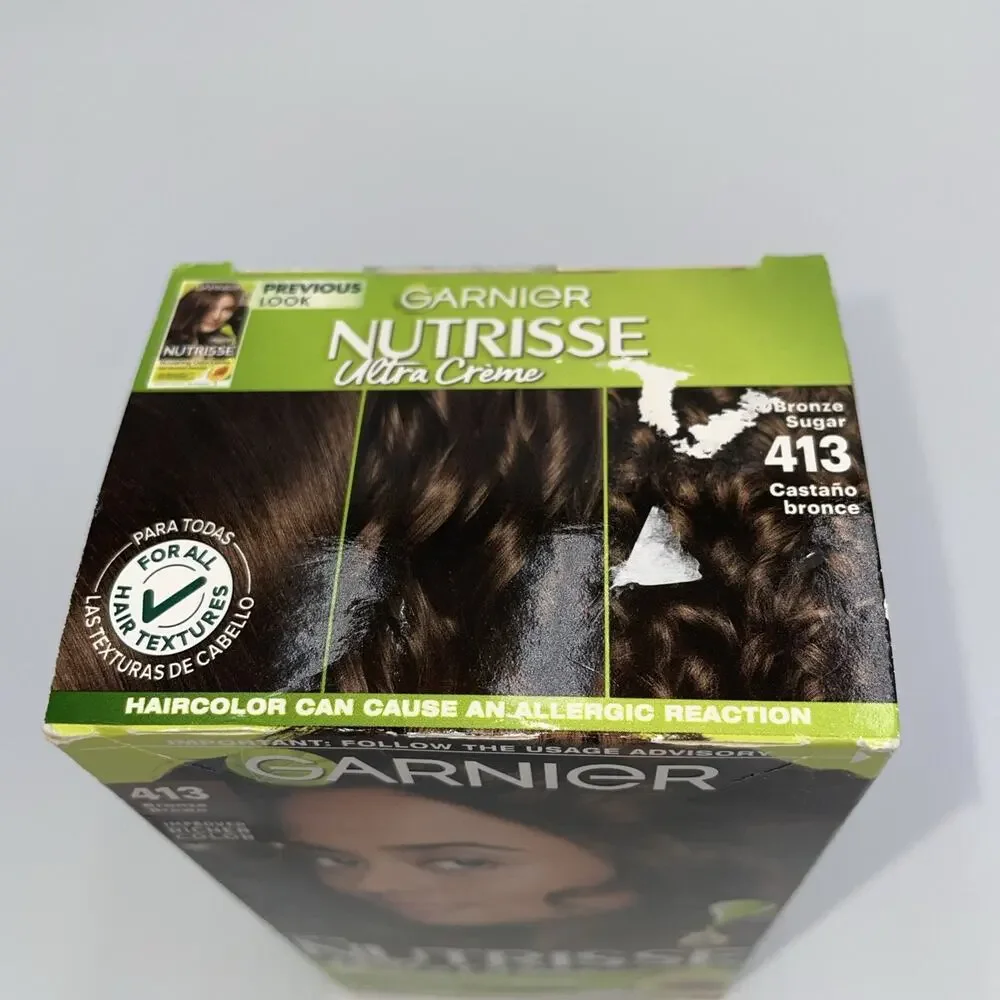 Garnier Nutrisse Ultra Creme Nourishing Permanent Hair Color 413 Bronze Brown